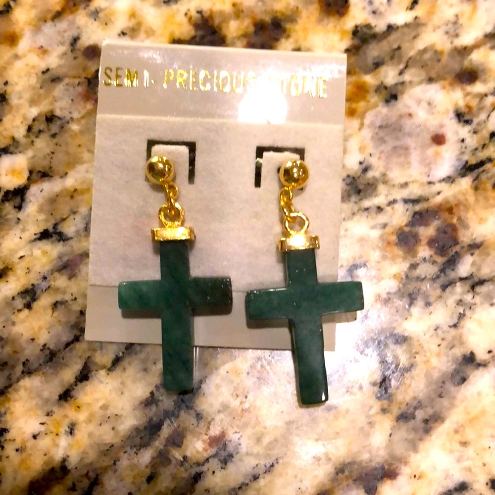 Cross earrings
